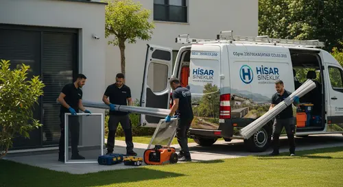 Ümitköy Hisar Sineklik - Yüksek Kat Güvenlikli Kilitli Kedi Sinekliği thumb